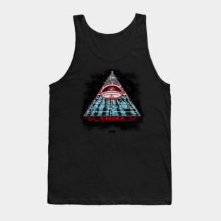 Pyramid Alien Invader Tank Top